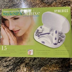Homedics StyleSpa Deluxe Manicure and Pedicure Nail Care Set